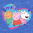 thumbnail image 2 of CafePress - Peppa Pig Smile Hearts - Cute Infant Baby Football Bodysuit, 2 of 3