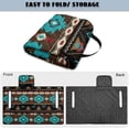 thumbnail image 4 of SEANATIVE Golf Cart Seat Covers for 2-Person Seats, Suitable for EZGO, Yamaha, Club Car and More, Scratch-resistant All Weather Golf Cart Accessory, Aztec Pattern Brown Teal, 4 of 7