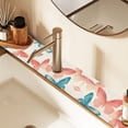 thumbnail image 2 of Yayeee Faucet Mat for Kitchen Sink 14.7" Diatomite Long Splash Guard Pad, Watercolor Butterflies, 2 of 7