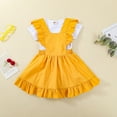 thumbnail image 2 of Fsqjgq 4T Girls Clothes Trendy Girls Clothes Outfits Toddler Summer Short Sleeve Solid Tops and Shorts 2PCS Outfits Clothes Set for Children Clothes Clothing Sets Baby Girl Outfits Kids Sets Size 90, 2 of 7