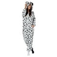 thumbnail image 3 of Dalmatian Fleece Jumpsuit Adult Costume, 3 of 3