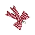 thumbnail image 5 of Chic Checkered Keychain Pendant Stylish Phone Charm Elegant Bag Accessory Bowknot Bag Adornment Gift for Fashion Lovers, 5 of 9
