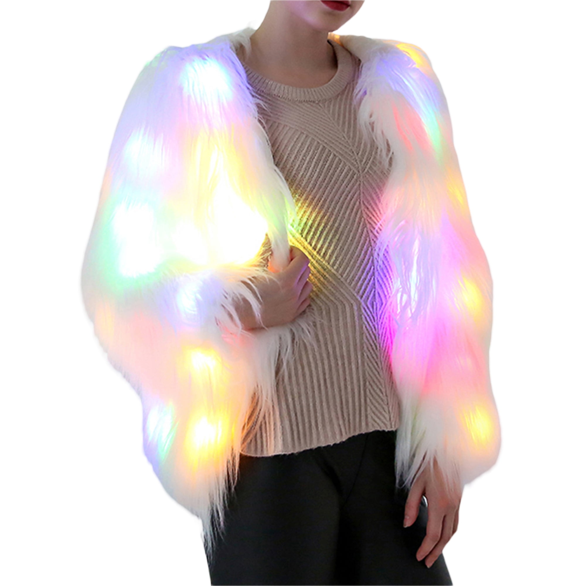 Led fur coat hotsell