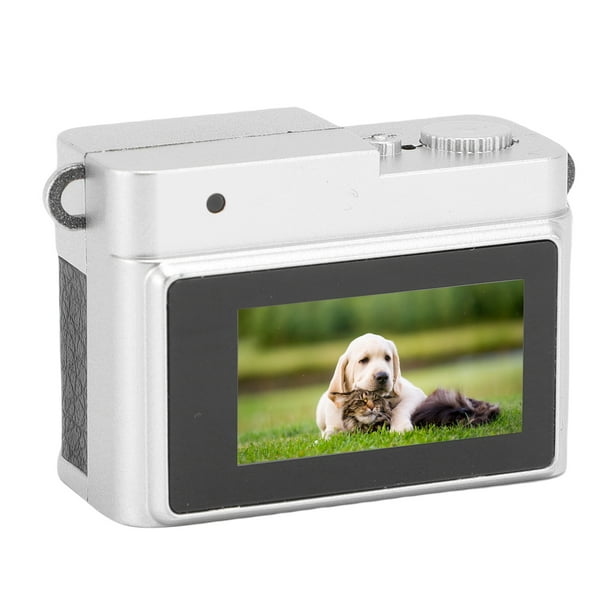 Cámara Retro De Llavero, 1080p 2MP Cámara Digital Portátil Con Pantalla De Color De 0.96 Pulgadas, Tarjeta De Almacenamiento De 64 GB, 38x27x23 Mm, Con Un Peso De Solo