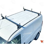 Vantech GFY Heavy Duty 2 Bar Ladder Roof Rack Fits: Ram ProMaster City Van (Black)