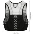 thumbnail image 3 of vlrwzc Men Women's Lightweight Running Race Vest Backpack Waterproof Hydration Marathon Pack, 3 of 7