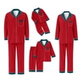 thumbnail image 4 of QTSHPN Family Christmas Pajamas Long Sleeve Matching Holiday Cozy Home Loungewear Outfit Festive Nightwear Attire Pajamas, 4 of 5