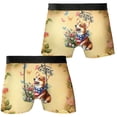 thumbnail image 3 of Corgi Celebrates Spring and Enjoys a Happy Easter All Over Print Boxer Briefs Underwear for Men Dad Welsh Corgi Dog Lover Gifts Idea - 02001, 3 of 6