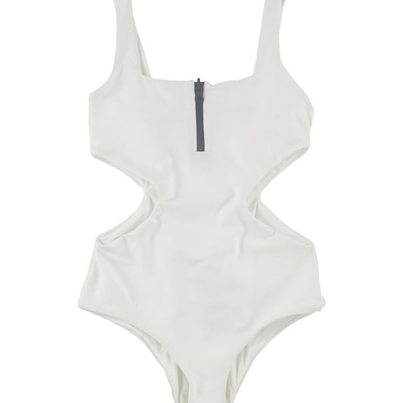 Tavik Womens Victoria One Piece Tank Swimsuit, White, X-Small