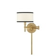 thumbnail image 4 of Trade Winds Floyd 1-Light Wall Sconce in Natural Brass, 4 of 7