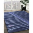 thumbnail image 3 of Ahgly Company Machine Washable Indoor Rectangle Transitional Periwinkle Purple Area Rugs, 2' x 4', 3 of 7