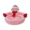 thumbnail image 1 of Pet Bedsdog Kennel To Keep Warm In Winter Three Cartoon Cat Kennel Christmas Creative Pet Kennel For Small And Medium Sized Dogs（Diameter:40Cm/Cm）Pinka, 1 of 4