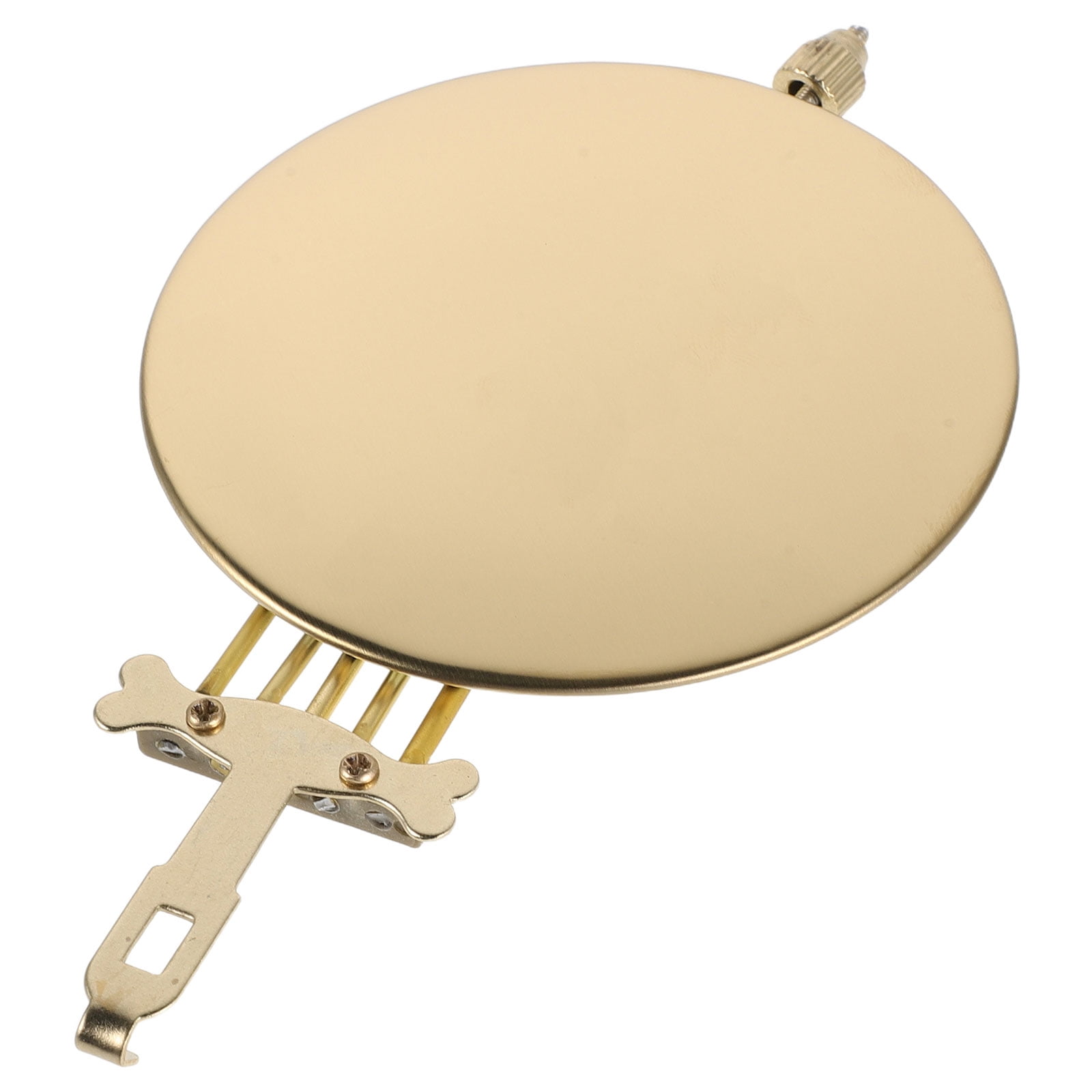 IFANLANDOR Golden Metal Pendulum Replacement for Traditional Wall Clocks Classic Mechanical Swinging Part