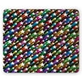 thumbnail image 1 of Colorful Mouse Pad, Colorful Stars Pattern Celebration Theme Disco and Nightclubs Jolly Fun, Rectangle Non-Slip Rubber Mousepad, Multicolor, by Ambesonne, 1 of 2