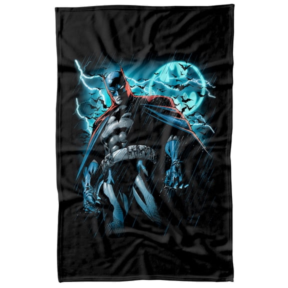 Batman Stormy Knight Fleece Blanket 36' x 58',Stormy Knight
