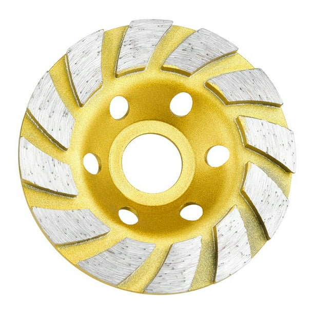 Taza de Muela Abrasiva de Diamante de 100 mm Para Cerámica de Vidrio de Granito de Mármol, Buena conductividad Térmica