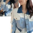 thumbnail image 1 of Abrigo De Mezclilla Con Botones,Chaqueta De Mezclilla Para Mujer Chaqueta De Mujer Chaqueta De Mezclilla Para Mujer Estética Elegante, 1 of 8
