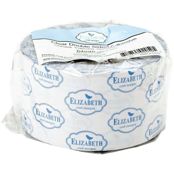 Elizabeth Craft Clear Double-Sided Adhesive Tape-2.5"X27yd