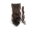 thumbnail image 4 of LELINTA 17 "-24" Curly Full Head Clip in Synthetic Hair Extensions 8 Pieces 18 Clips, 140g-145g 2018 New style, 4 of 6