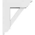 thumbnail image 3 of 5"W x 12"D x 14"H Standard Traditional Architectural Grade PVC Bracket with Traditional Ends, 3 of 11