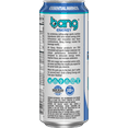 thumbnail image 4 of BANG Energy Drink, Blue Razz, 16 fl oz, 4 Pack, 4 of 7