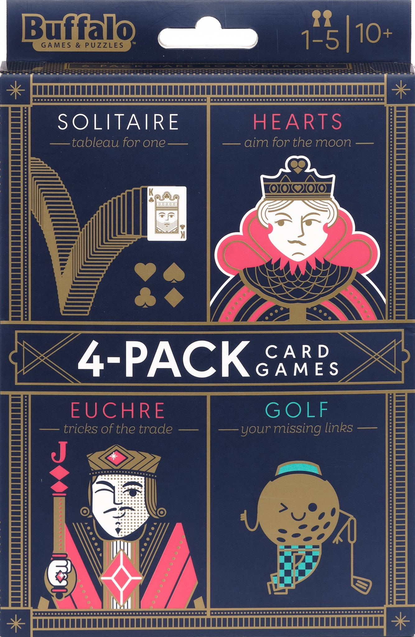 Buffalo Games - 4-Pack Card Games