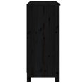 thumbnail image 3 of vidaXL Buffet Noir 70x35x80 cm Pin Massif, 3 of 5