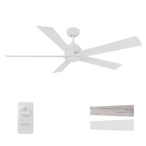 CARRO 60" Large ETL-certified Downrod Indoor Ceiling Fan with Remote No Light