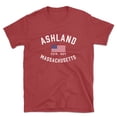 thumbnail image 1 of Ashland Massachusetts Patriot Men's Cotton T-Shirt, 1 of 1