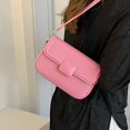 thumbnail image 2 of LinYooLi Sacs à Bandoulière Roses pour Femmes Sac en Cuir Souple Sac à Main Tendance Simple Sac Messager Classique pour Dames, 2 of 6