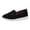 Black, variant on Jsaierl Women's Woven Orthopedic Breathable Soft Shoes Go Walking Slip on Diabetic Foam Shoes Hands Free Slip in Sneakers Arch Support
