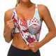 thumbnail image 3 of Balery Christmas Sujetadores deportivos con espalda cruzada para mujer, acolchados, sin costuras, de alto impacto, ideales para yoga, gimnasio, entrenamiento y fitness.-Medium, 3 of 8