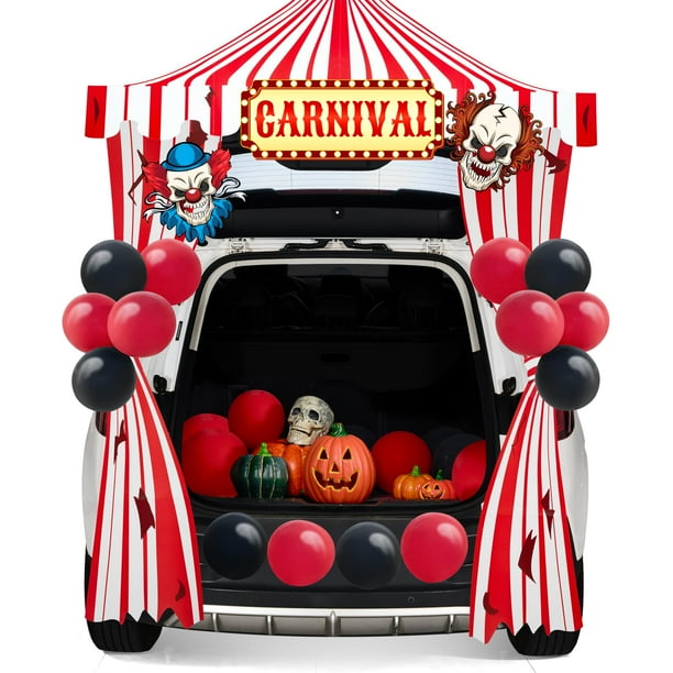 Kit JOYIN para decoración de coche con luz LED para Halloween, baúl o golosina