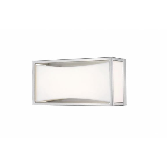 8W 1 Led Vanity Light Fixture in Industrial Style 10 inches Wide By 5 inches High-Brushed Nickel Finish Bailey Street Home 372-Bel-4185761