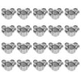 thumbnail image 3 of Hose Clamp, No Rust Stainless Steel Mini Hose Clamp Mini  For Motor Vehicles For Petrochemical Industry For Pharmacy 26-28mm, 3 of 8