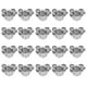 thumbnail image 4 of Abrazadera de manguera Nikou 20 piezas Acero inoxidable Acabado de lujo, 4 of 9