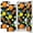 Color 1, variant on 2 Pcs School Locker Magnetic Wallpaper 12" x 36" Flaming Baseball American Flag Patriotic Reusable Removable Locker Accessories Back to School Supplies
