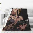 thumbnail image 2 of Death Note Cartoon Printing Throw Blanket, All Seasons Flannel Fleece Blanket, Soft & Warm Plush Blankets for Couch Sofa Bed Camping Travel, 40"x30", 2 of 9