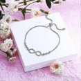 thumbnail image 5 of Pulsera de amor infinito yuxing para mujeres y niñas Con circonita cúbica regalo de cumpleaños y Navidad, 5 of 5