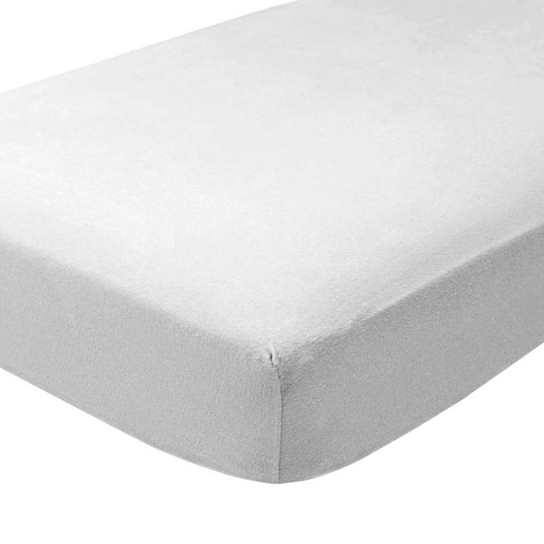 Bare Home Flannel Fitted Bottom Sheets (5 Pack) 100 Cotton, Velvety