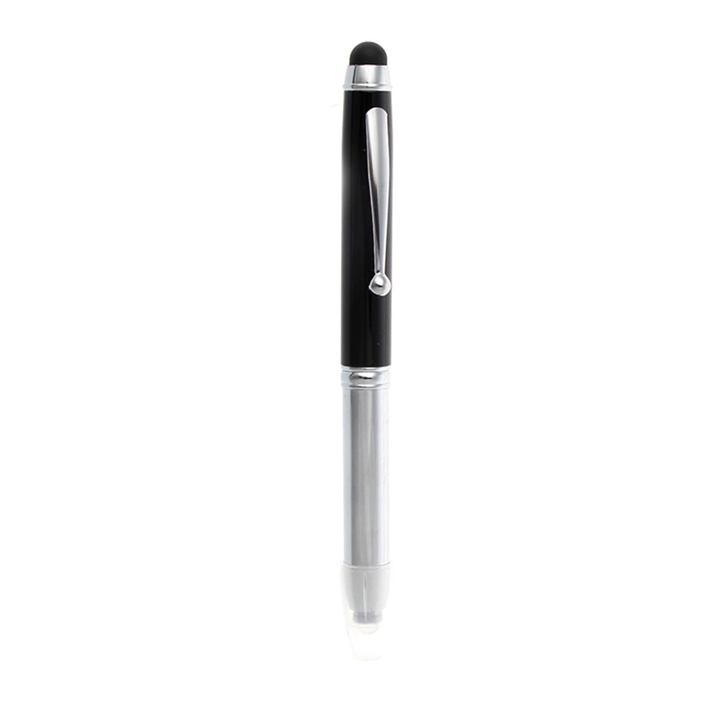 3 in 1 Touch Screen Stylus Ballpoint Pen With LED Flash Light For iPad PVCA 