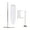 white, variant on BOKYAN Portable Electric Milk Frother Wand – Battery‑Powered Handheld Foamer with Stand, Versatile for Milk, Eggs & Coffee