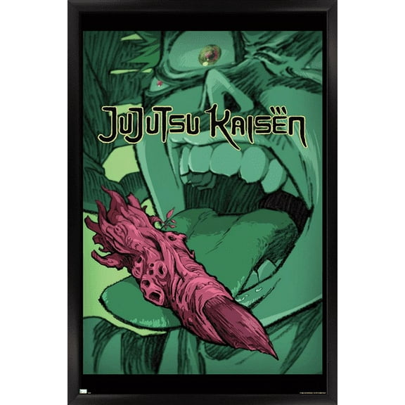 Jujutsu Kaisen - Teaser English Wall Poster, 22.375" x 34", Framed