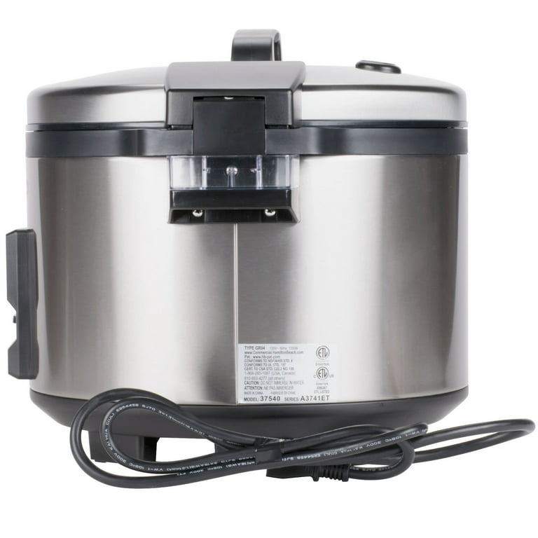 Proctor Silex 37590 90 Cup Stainless Steel Rice Cooker / Warmer - 21  1/2Dia x 16 1/8H