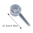 thumbnail image 3 of Eqslft 4 Pack Plastic Tablespoon Scoop,15/25/50/100ml Capacity,Long Handle,Gram Measuring Scoops for Coffee Tea Protein Spices Pet Food Dry Goods, 3 of 4