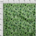 thumbnail image 2 of oneOone Cotton Jersey Green Fabric Shapes Geometric Sewing Material Print Fabric By The Yard 58 Inch Wide, 2 of 4