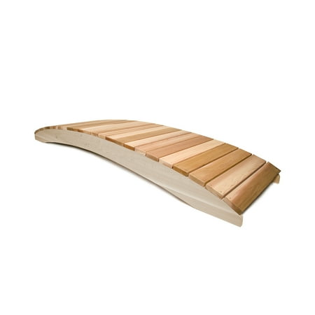 All Things Cedar Wood Garden Bridge-Size:12-ft
