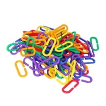 MEIBUTYUP 100pcs Parakeet Chewing Toys Assorted Color for Small Birds Entertainment