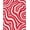 Red, Pattern 3, variant on ODIKA 4'x6' Machine Washable Non-Slip Area Rug, Luxurious Damask Swirl Jacquard Embellished Textile High Traffic Rug, Red, 545418