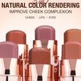 thumbnail image 3 of Dual-Purpose Lip And Cheek Blush Stick Matte Silky Texture Portable Rotating Design High Coverage, 3 of 7